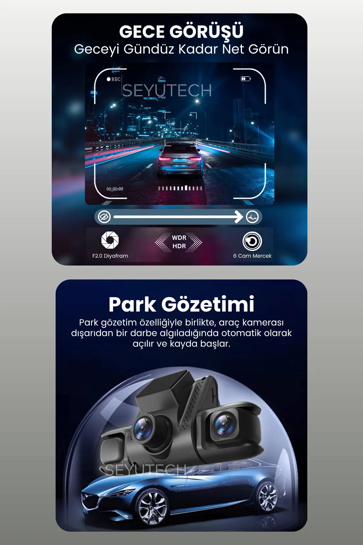 Akıllı Kapı Zili 2K HDR Bataryalı