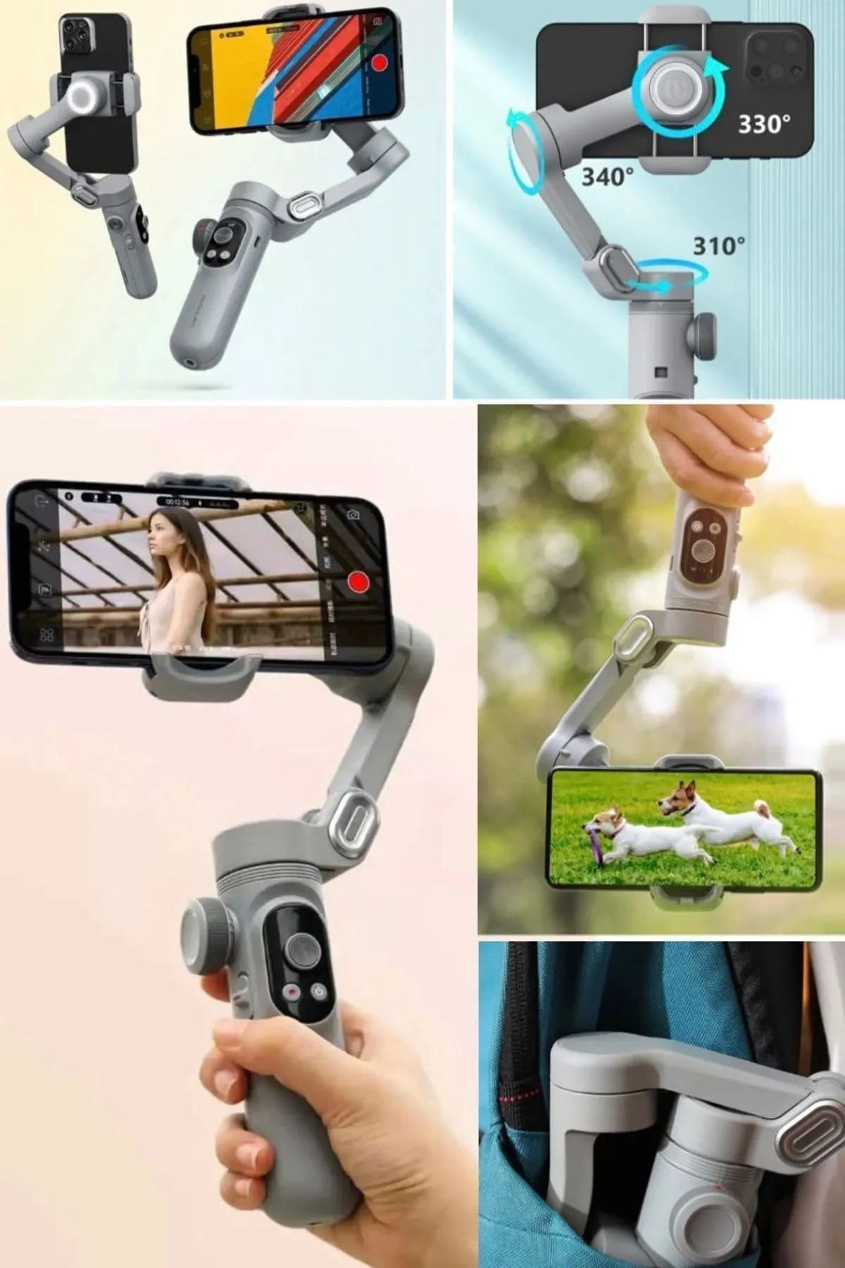 El Gimbal 3 Eksen Telefon