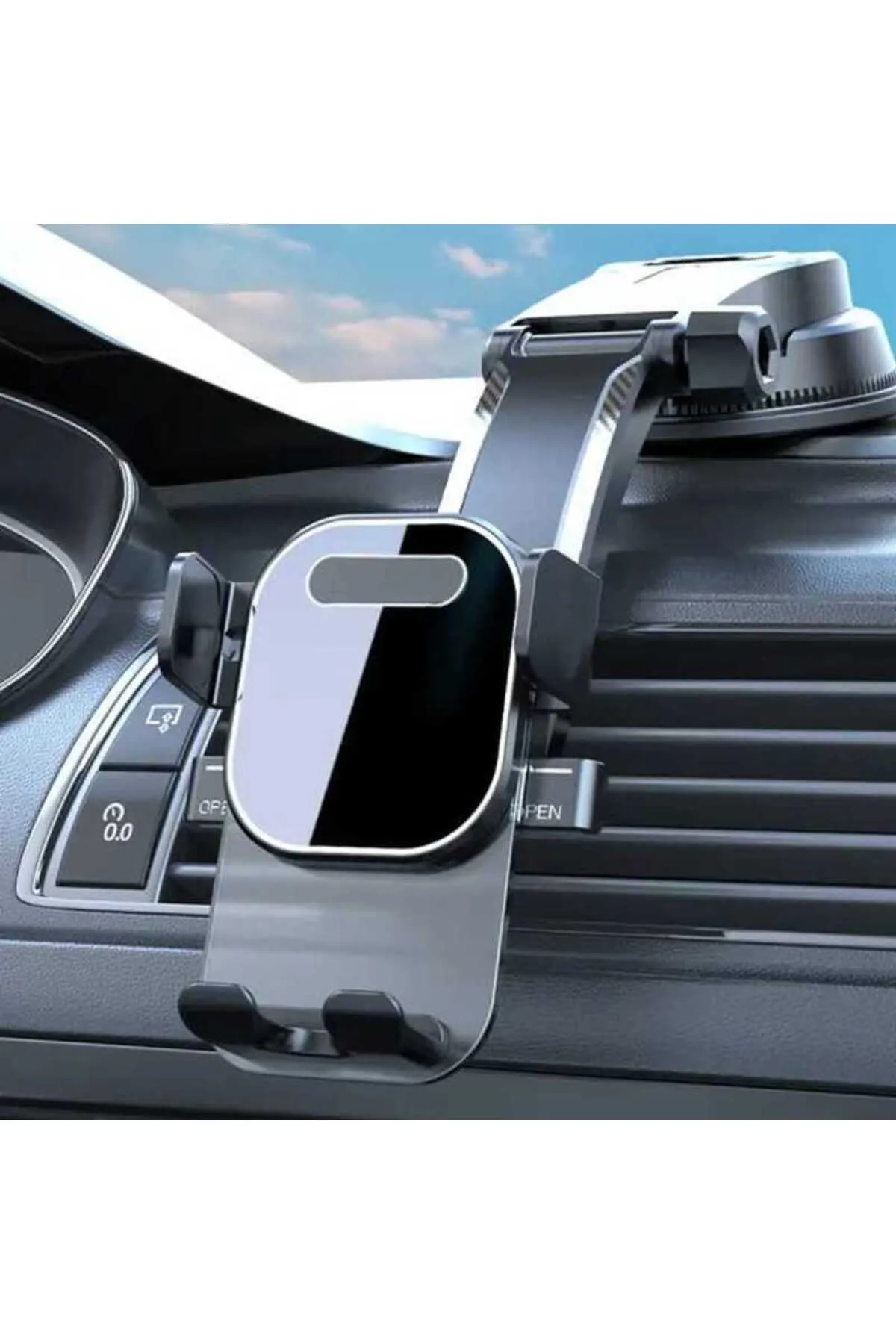 Karbon Fiber Telefon Tutucu Araç